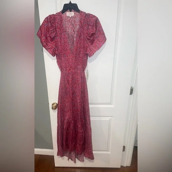 NWT XIRENA Gabrielle Dress in Pink Flora 💗 Large - Picture 9 of 14